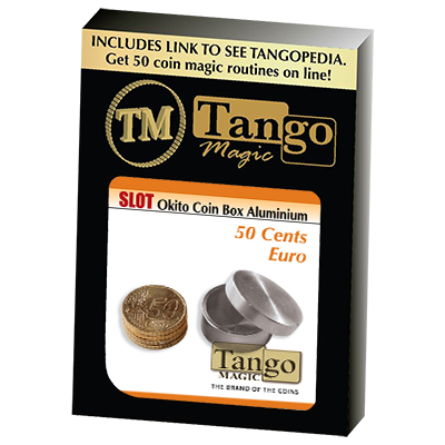 Slot Okito Box 50 cent Euro Aluminum by Tango -Trick (A0012) - Got Magic?