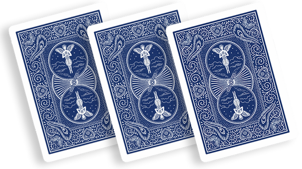 Stripper Deck Mandolin Bicycle (Blue) - Got Magic?