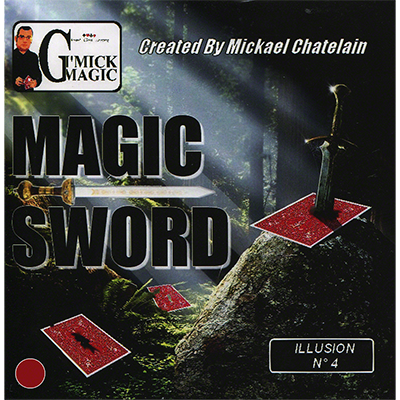 Magic Sword Card (Red)by Mickael Chatelain - Trick - Got Magic?