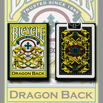 Bicycle Dragon Yellow by Gamblers Warehouse - Got Magic?