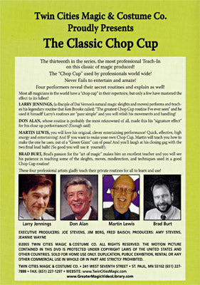 The Classic Chop Cup (Teach-In Session) - DVD - Got Magic?