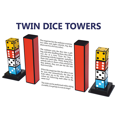 Twin Dice Towers by Joker Magic - Trick - Got Magic?